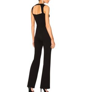L’agence Shay Jumpsuit Open Back Ponte Knit